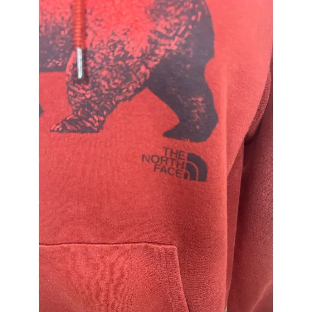 North Face Men's Size Small Hoodie Bear Sweatshirt Jacket